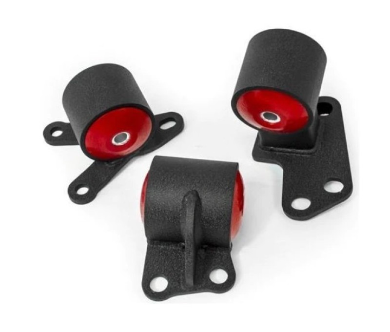 Innovative 92-95 Civic B/D Series Black Steel Mounts 60A Bushings (Auto to Manual Hydro 2 Bolt) - 49550-60A