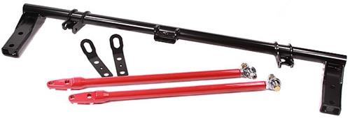 Innovative 90-93 Accord H/F-Series Black Steel Competition Traction Bar Kit (H/F-Series engine) - 59310