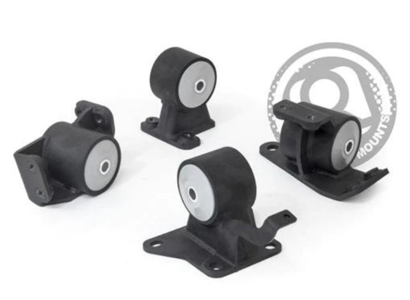 Innovative 90-99 Toyota MR2 5S/3S Black Steel Mounts 85A Bushings - 69950-85A