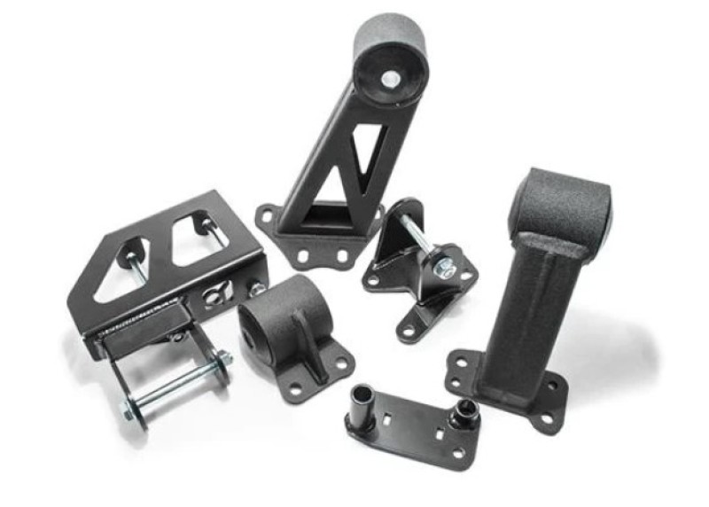 Innovative 94-01 Integra J-Series Black Steel Mounts 95A Bushings - 80151-95A