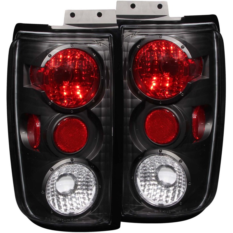 ANZO 1997-2002 Ford Expedition Taillights Black - 211057