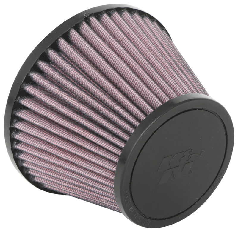 K&N Universal Clamp-On Air Filter 2.375in Flg ID x 5.21875in B OD x 3.5in T OD x 3.75in H - RU-1624