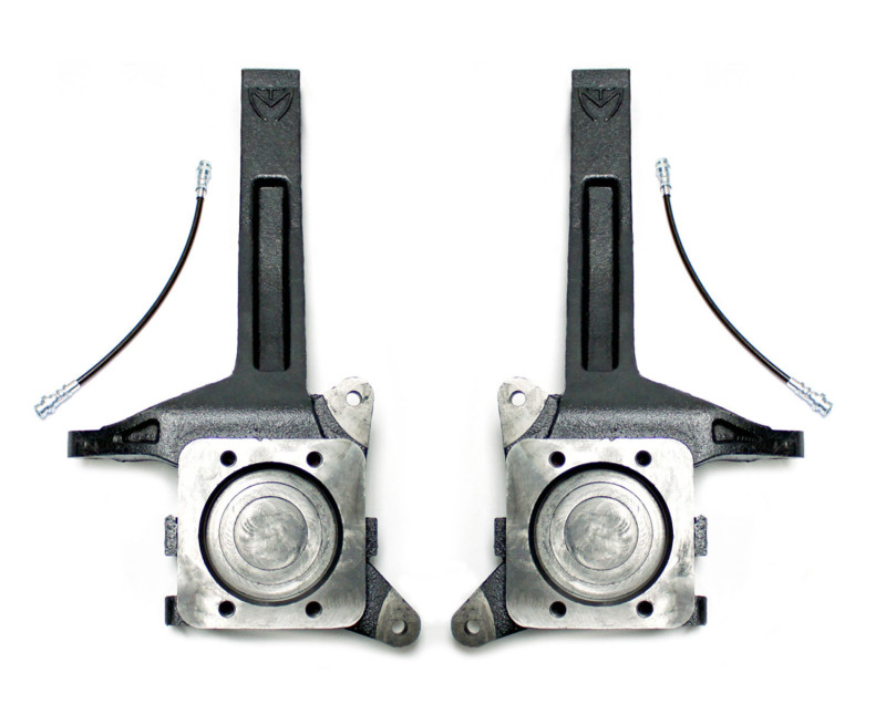 MaxTrac 07-18 Toyota Tundra 2WD 3.5in Front Lift Spindles w/Extended DOT Compliant Brake Lines - 706735