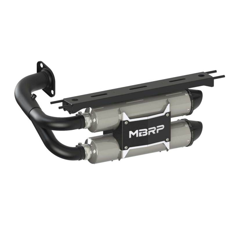 MBRP 19-20 Honda Talon Dual Slip-On Exhaust System w/Performance Muffler - AT-9110PT