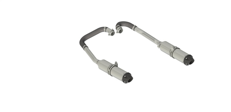 MBRP 11-14 Polaris RZR 900 (All Models) Complete Dual Exhaust System Headers-Back - AT-9514PT