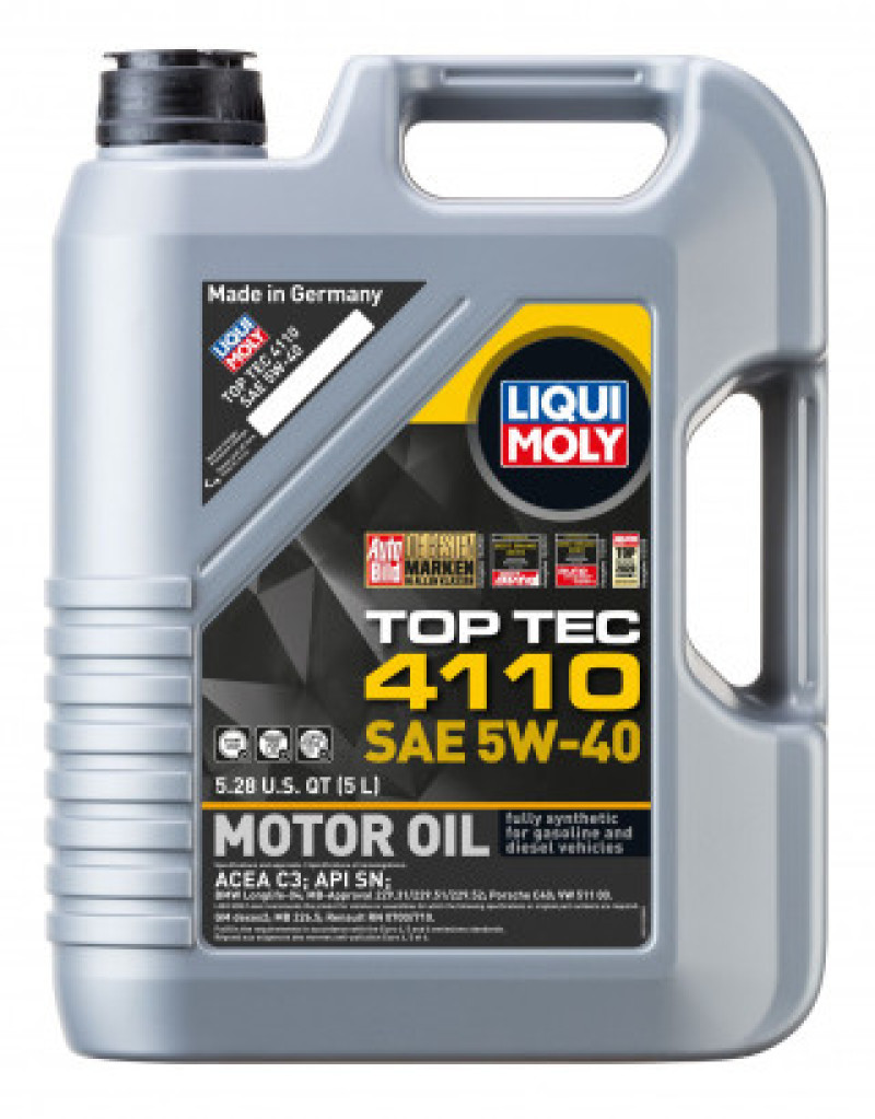 LIQUI MOLY 5L Top Tec 4110 Motor Oil 5W40 - 22122