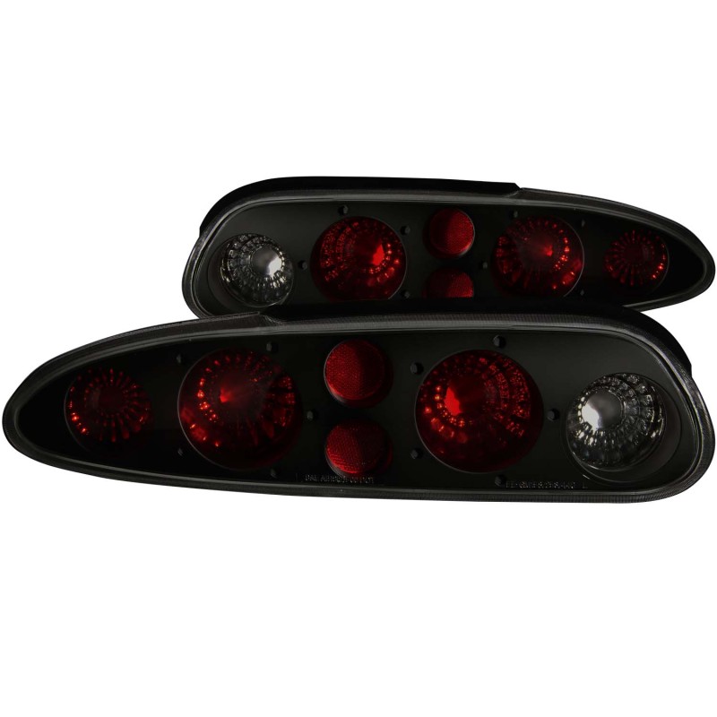 ANZO 1993-2002 Chevrolet Camaro Taillights Dark Smoke - 221175