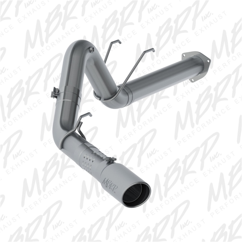 MBRP 17-19 Ford F-250/350/450 6.7L 4in Filter Back Single Tip Side Exit T409 Exhaust System - S6289409