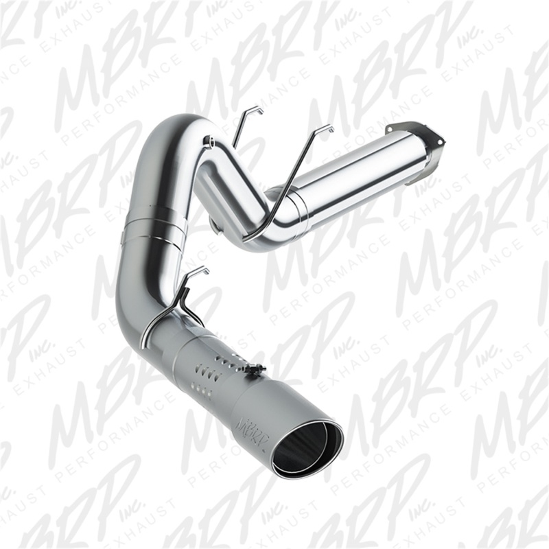 MBRP 17-19 Ford F-250/350/450 6.7L Ex. Reg Cab 5in Filter Back Single Tip T409 Exhaust System - S62930409