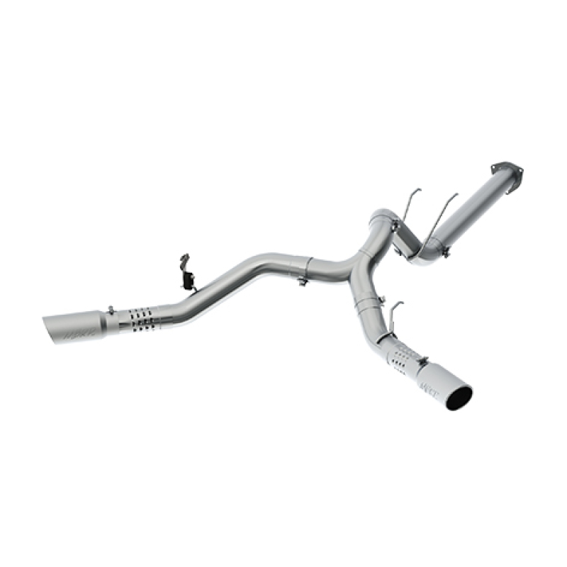 MBRP 17-19 Ford F-250/350/450 6.7L 4in Filter Back Cool Duals T409 Exhaust System - S6291409