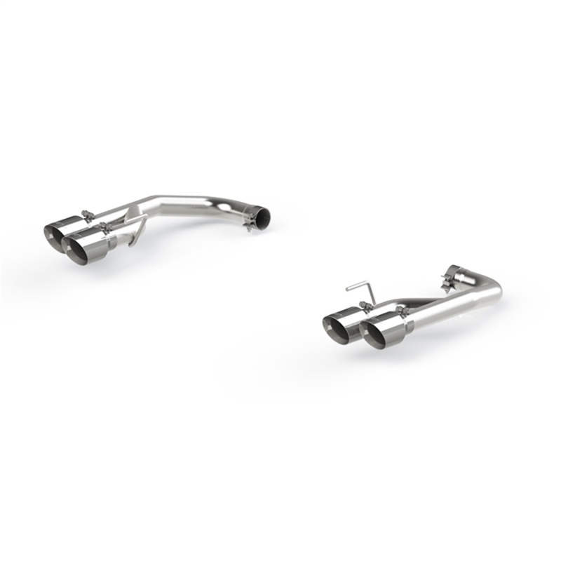 MBRP 18-20 Ford Mustang GT 2.5in T304 Non Active Dual Axle Back Exhaust System - 4in Dual Wall Tips - S7211304