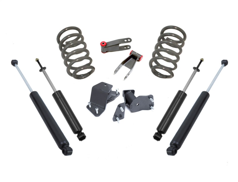 MaxTrac 88-98 GM C1500/2500 2WD V6 5/6 Lug 2in/4in Lowering Coil Kit - K330524-6