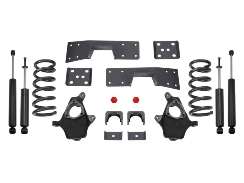 MaxTrac 99-06 GM C1500 2WD V6 4in/6in Lowering Spindle Kit - K330946-6