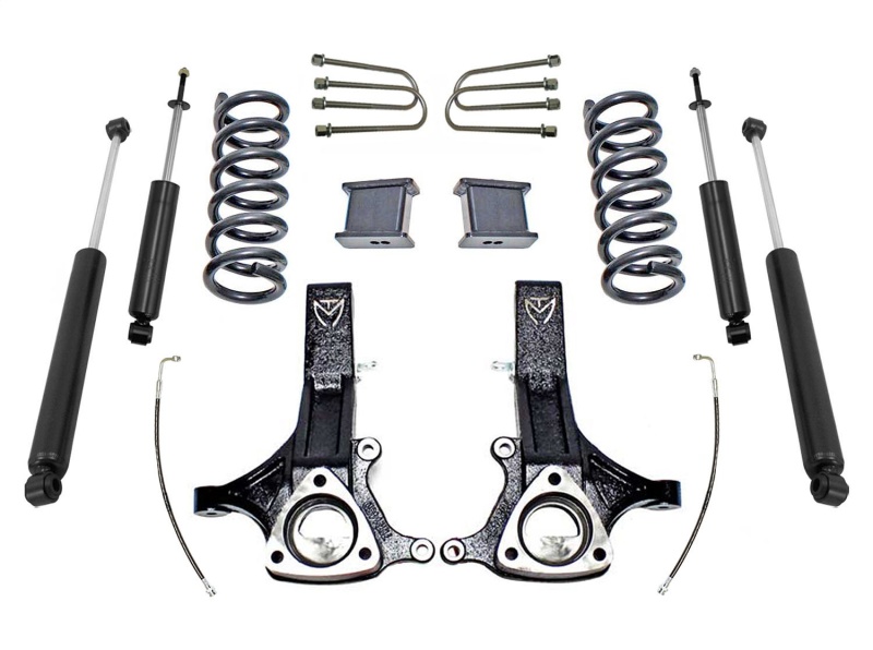 MaxTrac 02-08 Dodge RAM 1500 2WD 4.7L V8 7in/4in MaxPro Spindle Lift Kit w/MaxTrac Shocks - K882170