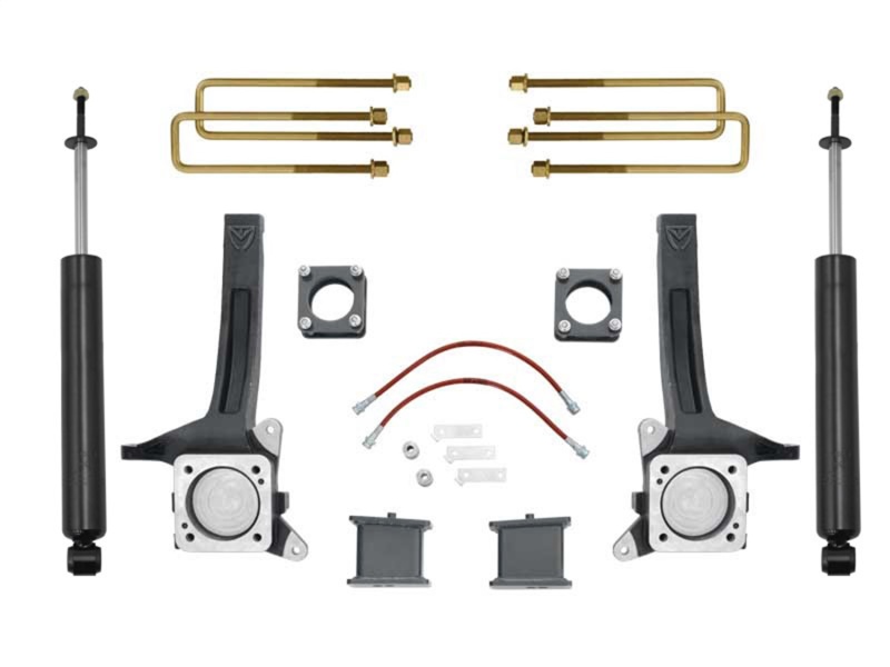 MaxTrac 07- 18 Toyota Tundra 2WD 6in/4in MaxPro Spindle Lift Kit w/MaxTrac Shocks - K886764