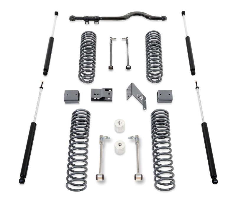 MaxTrac 07-18 Jeep Wrangler JK 4.5in/4.5in MaxPro Coil Lift Kit w/Track Bar & MaxTrac Shocks - K889745S