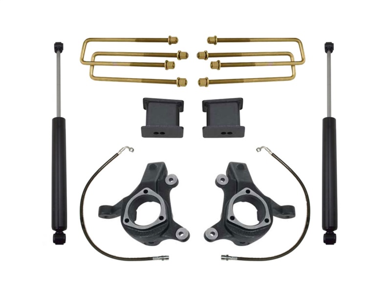 MaxTrac 07-16 GM C1500 2WD w/Cast Steel Susp. 3in/1in Spindle Lift Kit w/MaxTrac Shocks - KS881332