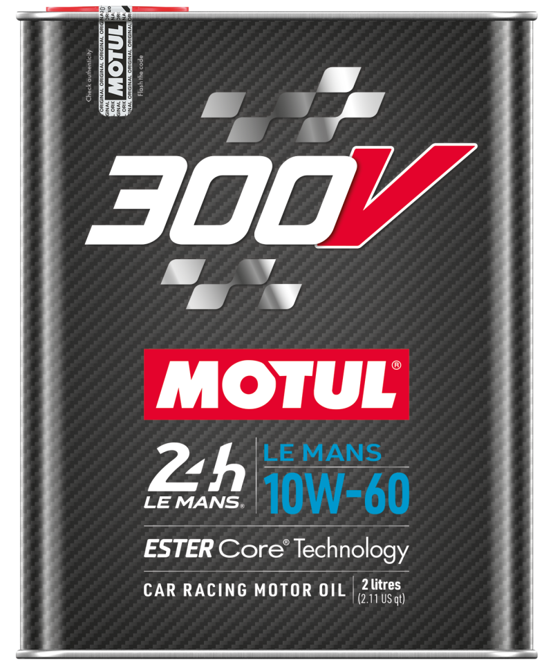 Motul 2L Synthetic-ester Racing Oil 300V Le Mans 10W60 10x2L - 110864