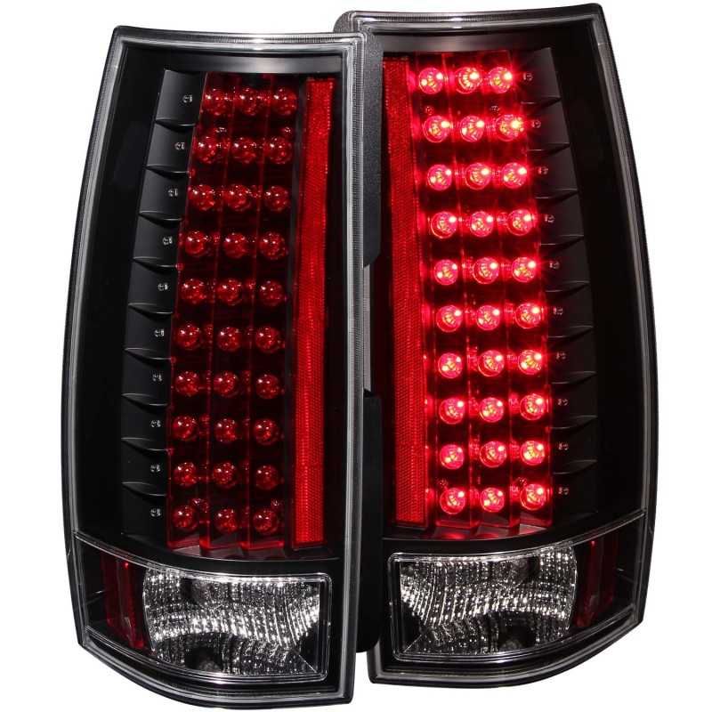 ANZO 2007-2013 Chevrolet Suburban LED Taillights Black - 311084