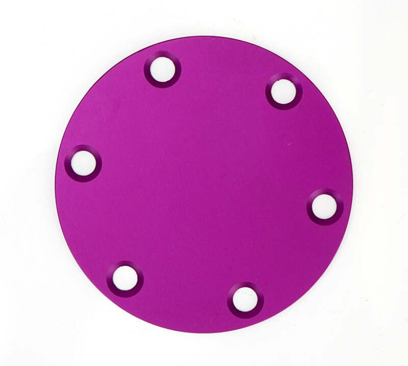 NRG Horn Delete Plate Laser Logo - Purple - STR-250PP