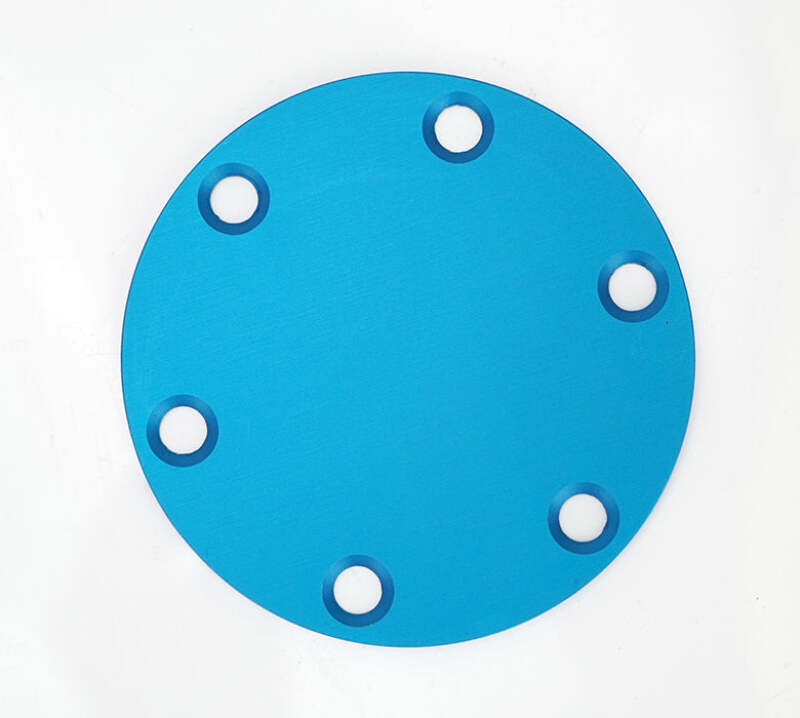 NRG Horn Delete Plate Laser Logo - Blue - STR-250BL