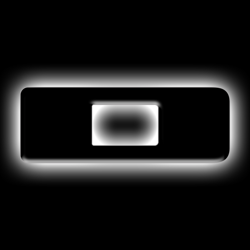 ORACLE Lighting Universal Illuminated LED Letter Badges - Matte Black Surface Finish - D - 3141-D-001