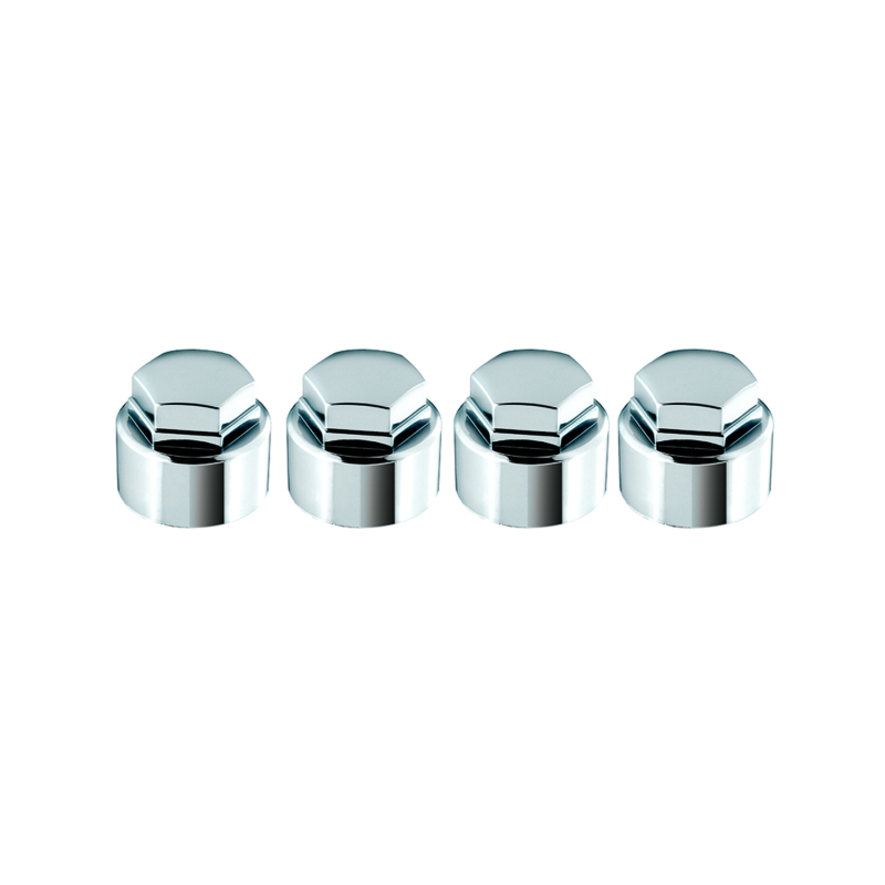 McGard Nylon Lug Caps For PN 24010-24013 (4-Pack) - Chrome - 70006