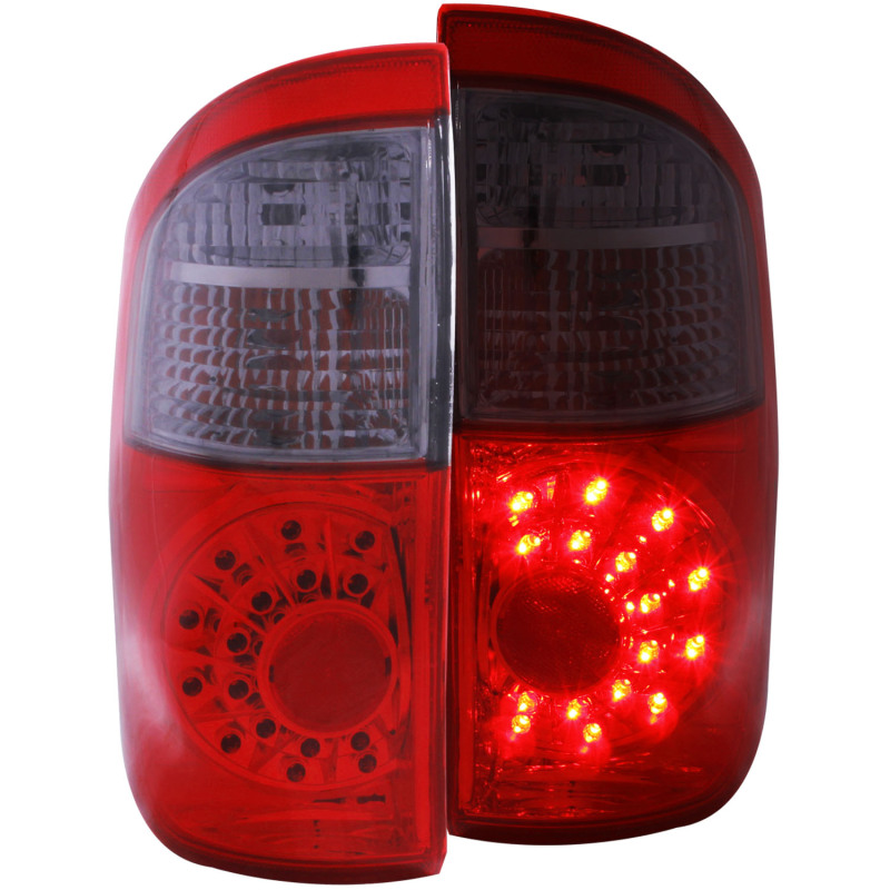 ANZO 2004-2006 Toyota Tundra LED Taillights Red/Smoke - 311177