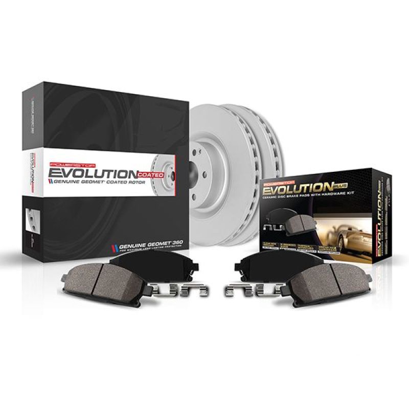 Power Stop 19-21 Subaru Forester Rear Z17 Evolution Geomet Coated Brake Kit - CRK8495