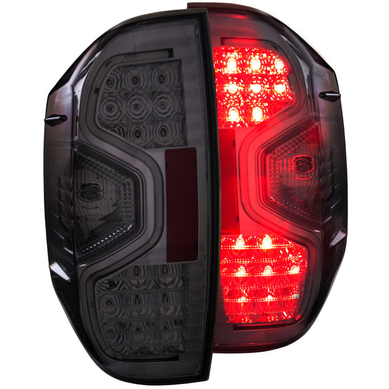 ANZO 2014-2015 Toyota Tundra LED Taillights Smoke - 311234