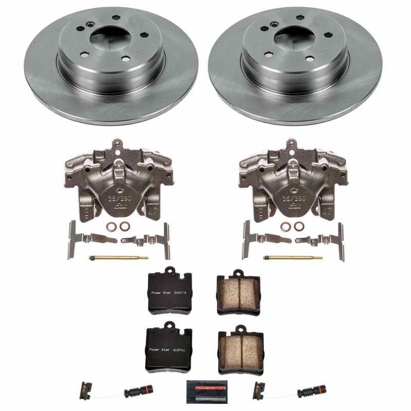 Power Stop 01-02 Mercedes-Benz E430 Rear Autospecialty Brake Kit w/Calipers - KCOE627