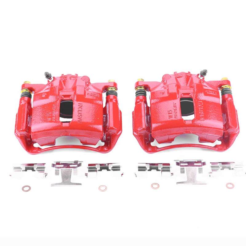Power Stop 91-95 Acura Legend Rear Red Calipers - Pair - S1448