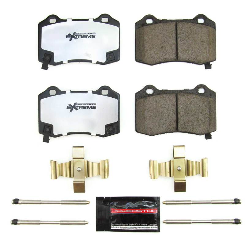 Power Stop 18-21 Jeep Grand Cherokee Rear Z26 Extreme Street Brake Pads w/Hardware - Z26-1053B