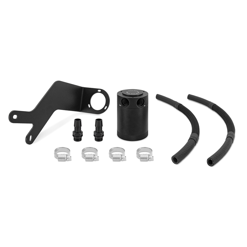 Mishimoto 2018+ Subaru Crosstrek Baffled Oil Catch Can Kit - Black - MMBCC-XTK-18P