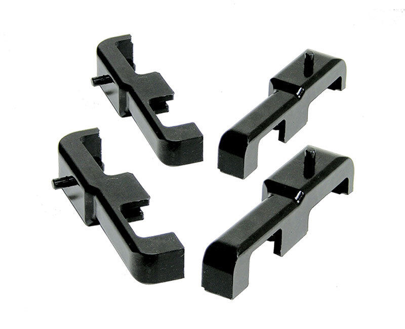 Prothane 84-89 Chevy Corvette C4 Radiator Insolators - Red - 7-1718