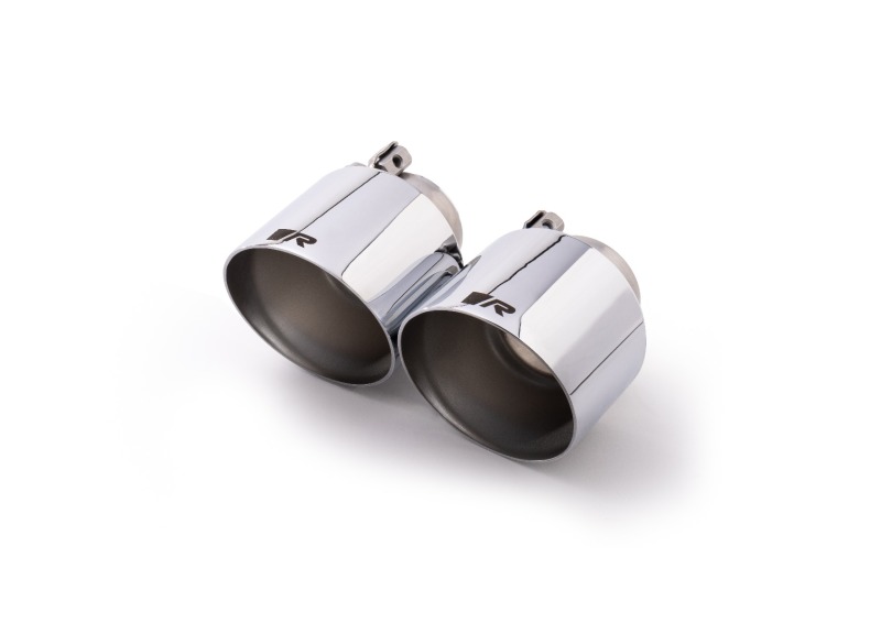 Remus Stainless Steel 115mm Short Style Angled Chrome Tail Pipe Set (Pair) - 0426 80SAR