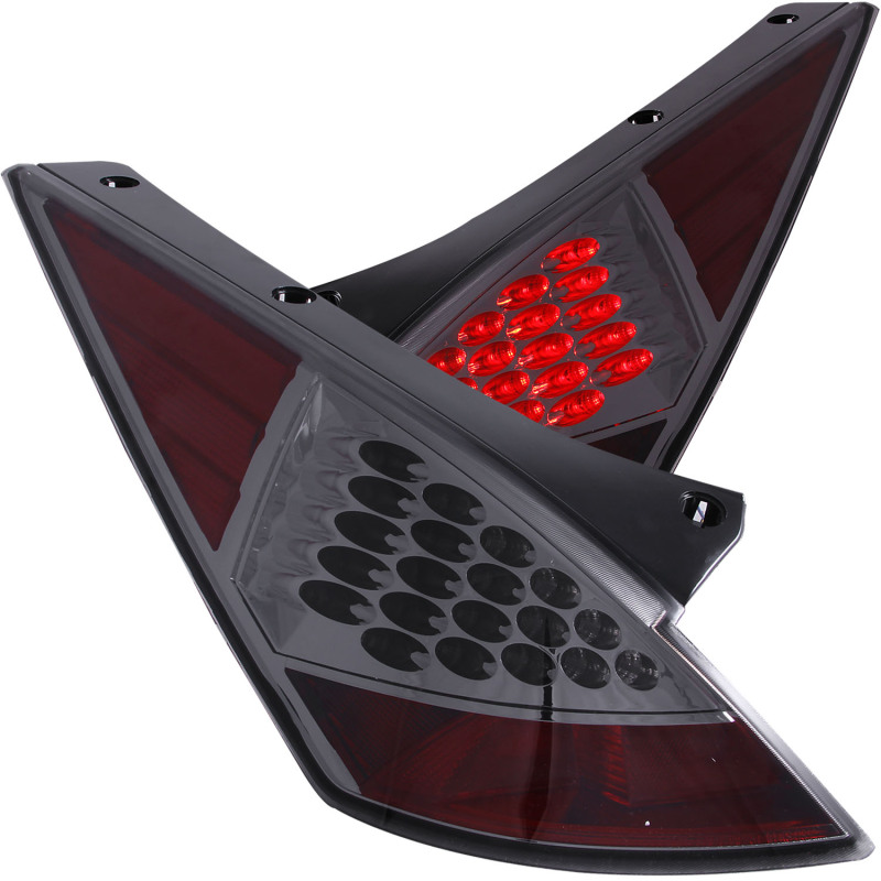 ANZO 2003-2005 Nissan 350Z LED Taillights Smoke - 321254