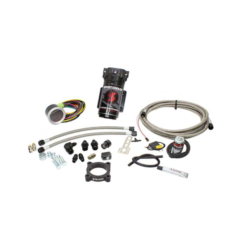 Snow Performance 13-18 Ford Focus ST Stg 2 Boost Cooler Water Inj Kit (SS Braided Line/4AN) w/o Tank - SNO-2135-BRD-T