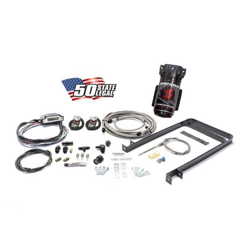 Snow Performance Univ. Stg 3 Boost Cooler Water Inj. Kit TD (SS Braided Line/4AN Fittings) w/o Tank - SNO-50100-BRD-T