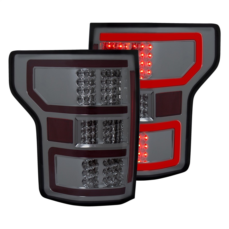 ANZO 18-19 Ford F-150 LED Taillights Smoke - 321339