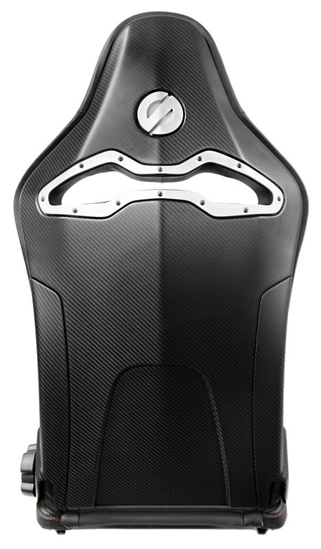Sparco Seat SPX Special Edition Black/Grey w/ Gloss Carbon Shell - Right - 00974ZGLNRGRDX