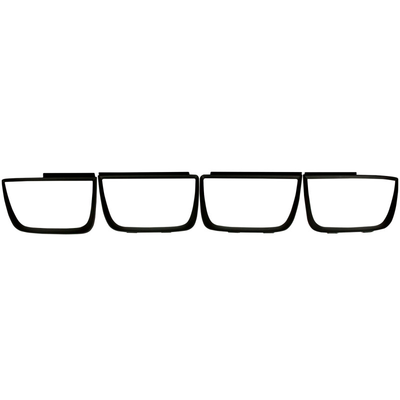 ANZO Taillight Bezels 2010-2013 Chevrolet Camaro Taillight Bezels - 4pc Flat Black - 351001