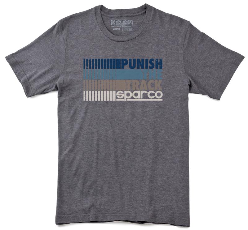 Sparco T-Shirt Punish Chrcl Lrg - SP02700CH3L