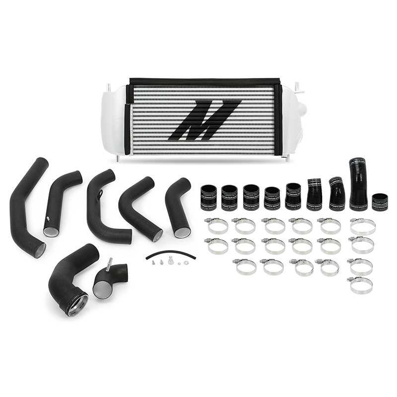 Mishimoto 15-16 Ford F-150 EcoBoost 3.5L Silver Performance Intercooler Kit w/ Black Pipes - MMINT-F35T-15KBSL