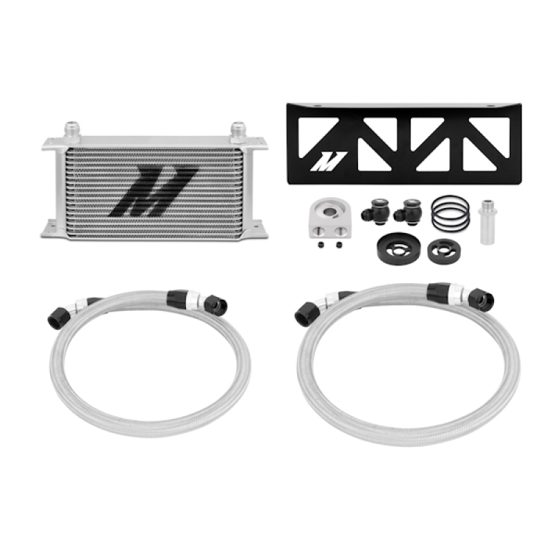 Mishimoto 13+ Subaru BRZ / 13+ Scion FR-S Oil Cooler Kit - Silver - MMOC-BRZ-13