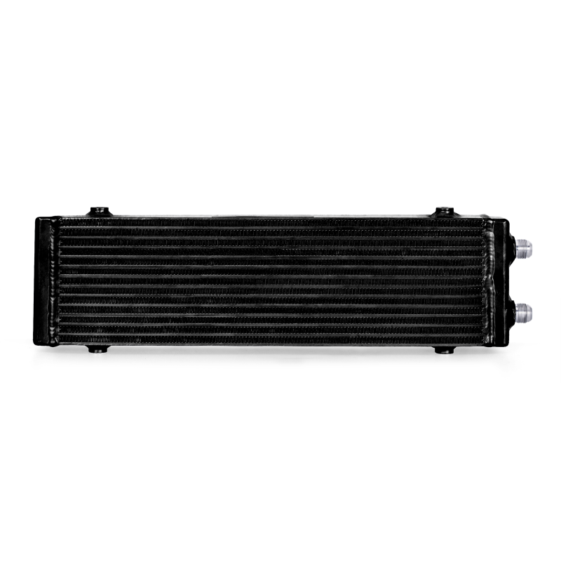 Mishimoto Universal Large Bar and Plate Dual Pass Black Oil Cooler - MMOC-DP-LBK