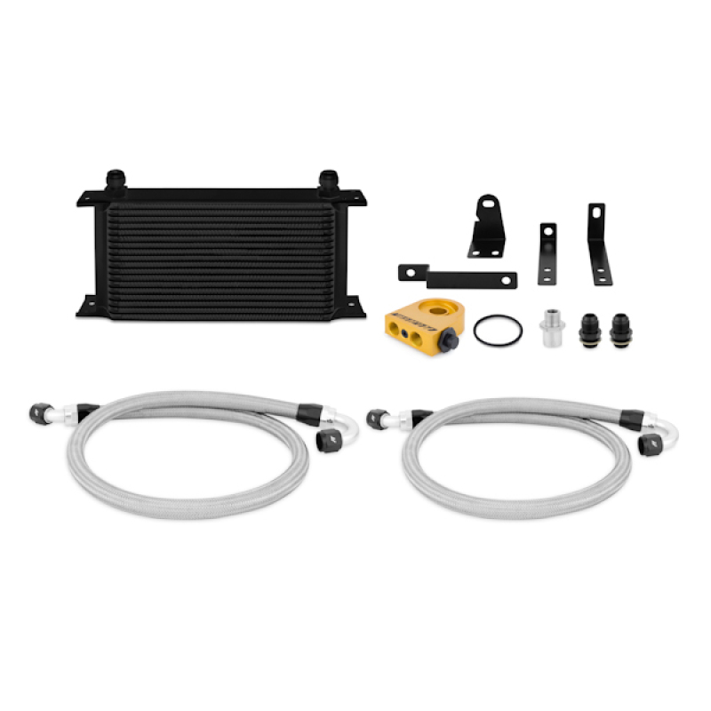 Mishimoto 00-09 Honda S2000 Thermostatic Oil Cooler Kit - Black - MMOC-S2K-00TBK