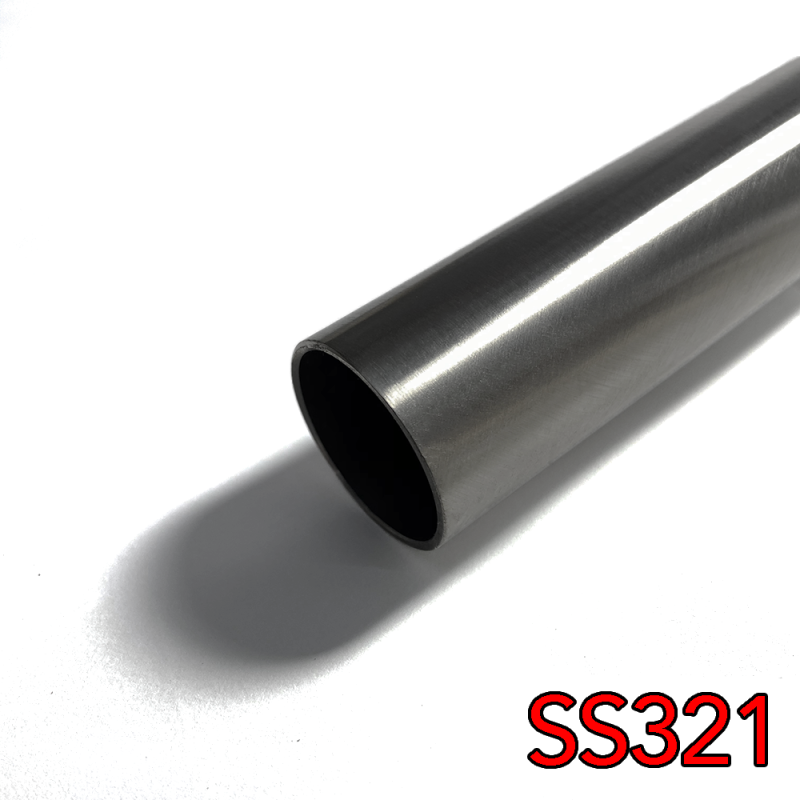 Stainless Bros 2.5in SS321 Straight Tube - 16GA/.065in Wall - 48in Length - 702-06346-0000