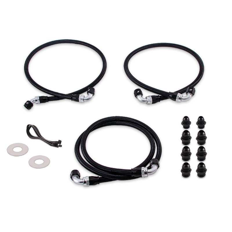 Mishimoto 06-10 Chevrolet/GMC 6.6L Duramax (LLY/LBZ/LMM) Transmission Cooler Line Kit - MMTCL-DMAX-06