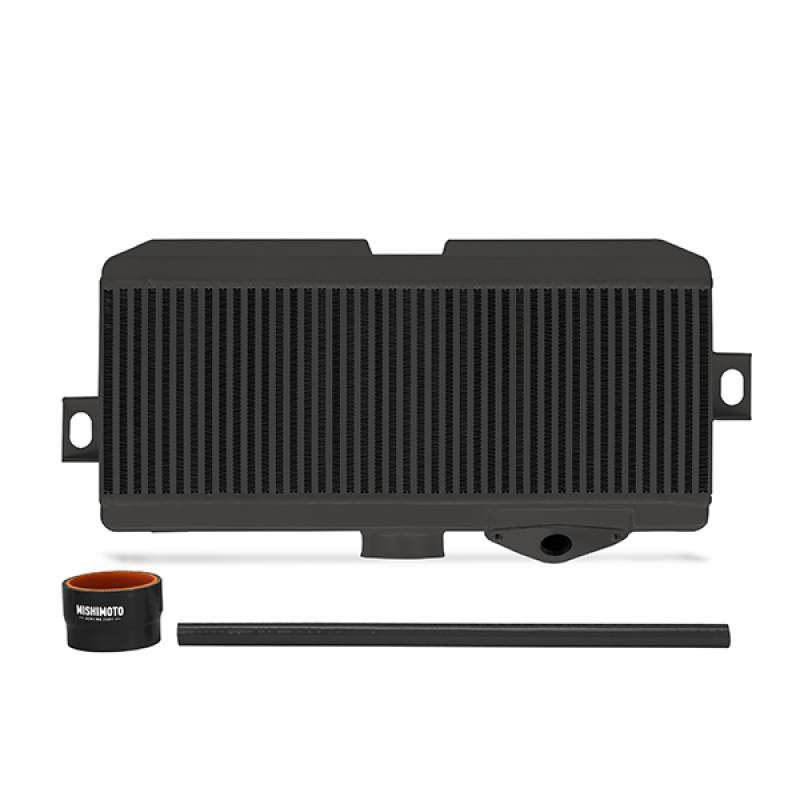 Mishimoto Subaru 08-21 WRX STi Top-Mount Intercooler Kit - Powder Coated Black & Black Hoses - MMTMIC-STI-08BKBK